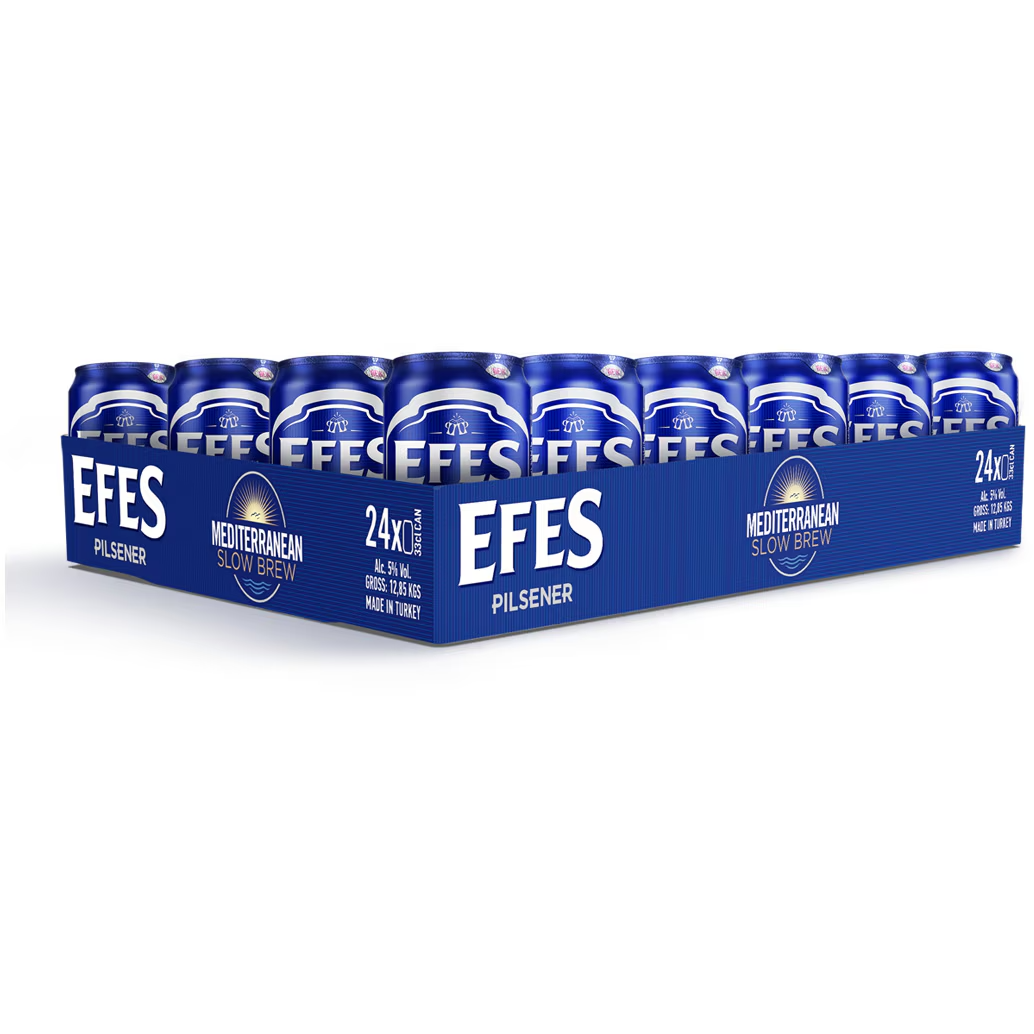 エフェス ピルスナー 缶 330ml ケース 24本入 Efes Pilsener Beer Can 33cl (Case of 24)